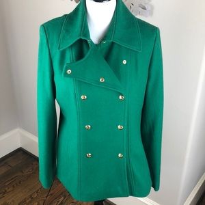 Guess Green Wool Coat